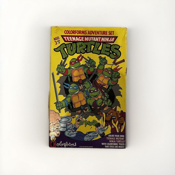 Teenage Mutant Ninja Turtles Colorforms Adventure Set Classics Nickelodeon TMNT - Picture 1 of 5